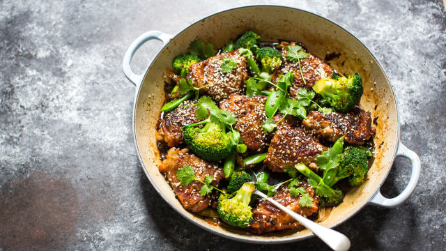 Piščanec z medom in česnom