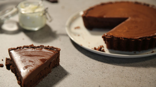 Preprosta mississippi čokoladna pita