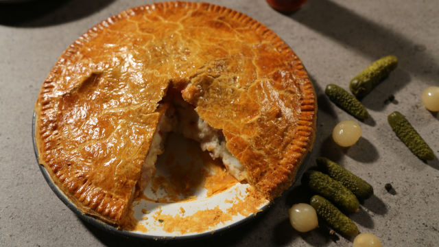 Sirova krompirjeva pita