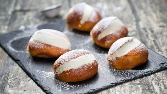 Italijanske kremne bombete (maritozzi)