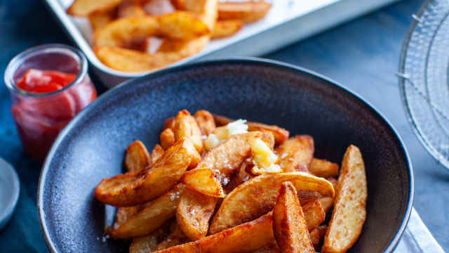 Trikrat pečen krompirček