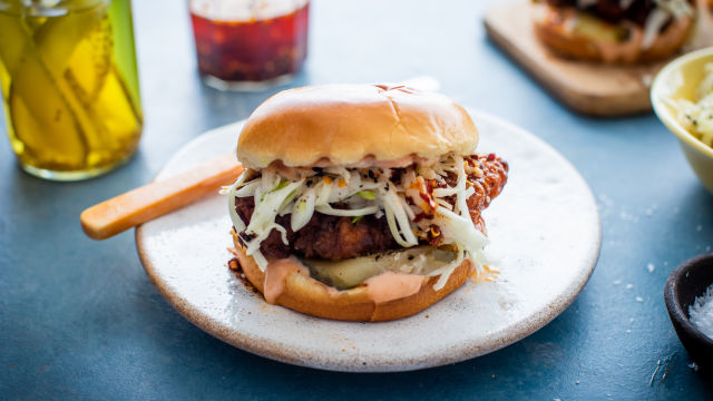 Sendvič s hrustljavim piščancem