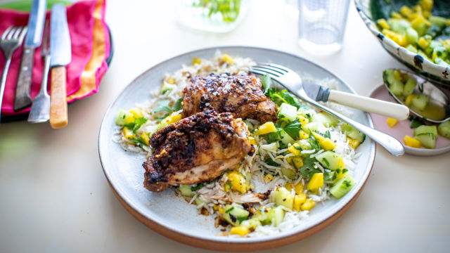 Piščanec z mangovo salso