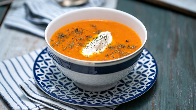 Topla paradižnikova juha