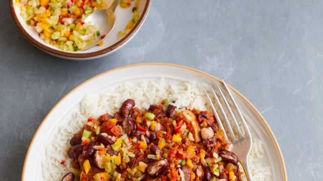 Chili con carne v mikrovalovni pečici