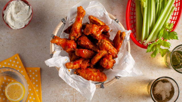 Perutničke z omako buffalo