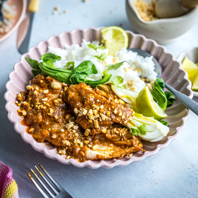 Piščančji sataj z rižem in zelenjavo