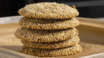 Bolachas de Sésamo e Manteiga Noisette