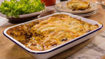 Лазаня с манатарки