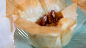 Cestas de Três Queijos com Pêra e Nozes Pecan