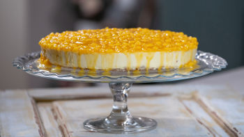 Cheesecake de Manga e Laranja