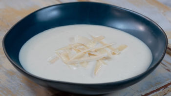 Creme de Couve-flor com Parmesão