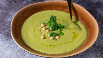 Creme De Ervilhas com Grão