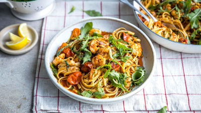 Паста със скариди пил пил