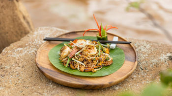 Пържени оризови нудли с морски дарове по малайзийски