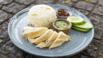 Бърз ориз с пиле